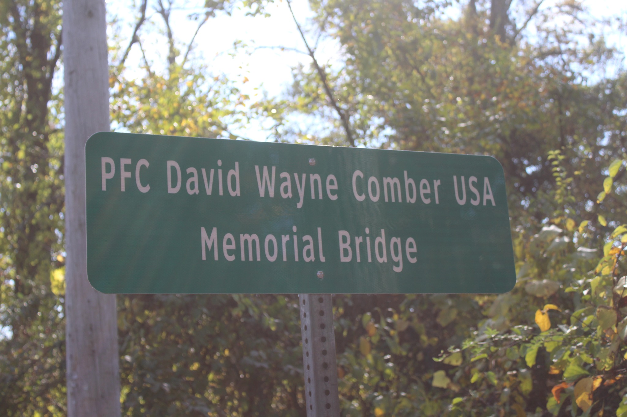 Chapter 960 attends the Plumstead PA David Wayne Comber Bridge Dedication